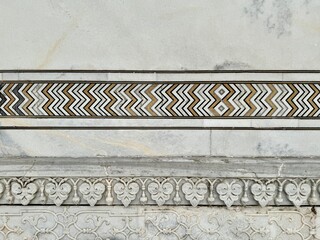 インド　タージ・マハルの外壁