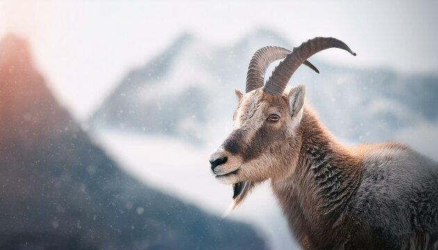 Habitats and wonderful geographies of mountain goats living in Turkey