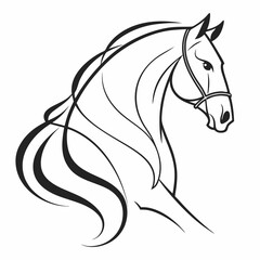 horse vector