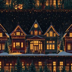 Christmas night in the city