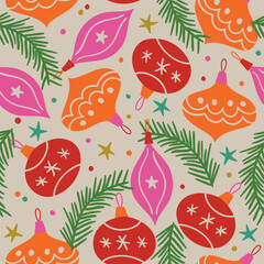 Christmas Background Christmas Seamless Pattern