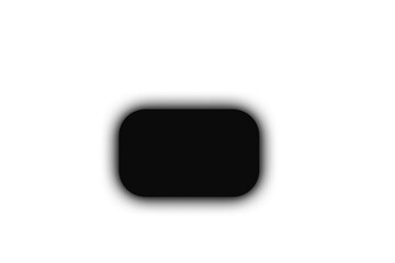 Black rounded button shadow