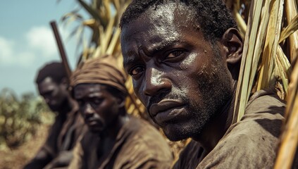 Obraz premium Intense Agricultural Labor Under the Sun