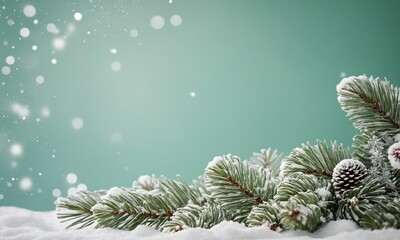 크리스마스배경 민트색배경