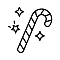 illustration of a Christmas candy
