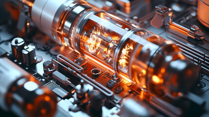 Artistic Representation of Beryllium (Be) in Aerospace Technology: Highlighting Its Vital Role in Rockets and Satellite Components