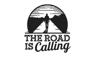 Travel Vector Silhouettes and Vector Clip Art Logo Icons Set Depicting Travel, Exploration, and Adventure Themes