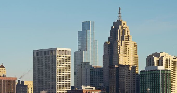 New Skyscraper Finished Construction In Downtown District