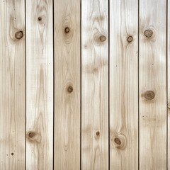 Naklejka premium Light Wood Texture Background with Knots