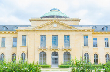 Versailles Romantic and Impressionist Landmark Historical Buildings in the Summer.