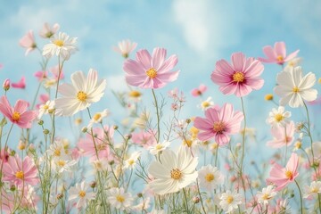 pink wild flowers in the field