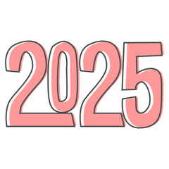 Stylized Typography Design for 2025