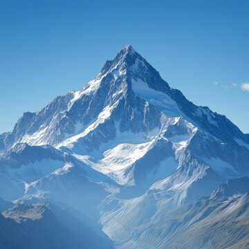 Majestic Dufourspitze Mountain Towering Above Pristine Landscape