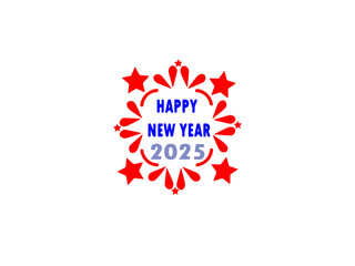 Collection of 2025 numbers design template. 2025 New Year logo text design. Christmas and business 2025 Happy New Year. 