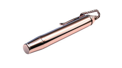Naklejka premium Elegant metal pen for professional settings. transparent background