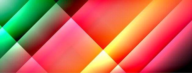 Dynamic shadow lines with gradient colors geometric background