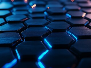 Cracked Hexagons: Eruption of Light Beneath the Surface