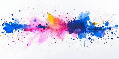 Fototapeta premium Vibrant Explosion of Colors in Dynamic Pattern