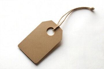 Blank Kraft Paper Tag with Jute String for Labeling