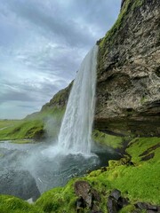 Waterfall in Iceland