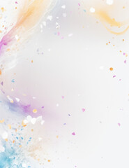 abstract watercolor background with splashes - abstract colorful splash background - Generative AI