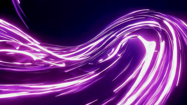 purple light trails