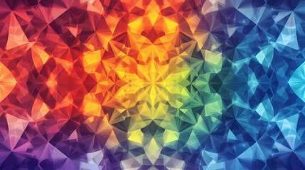 Abstract geometric crystal, background seamless pattern texture. 3d render illustration style. background for wallpaper, tapestry, cloth, fabric printing, web. Prism. Illustration