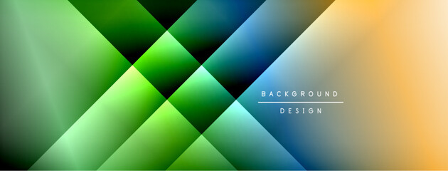Dynamic shadow lines with gradient colors geometric background