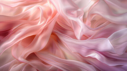 Obraz premium pink silk fabric background