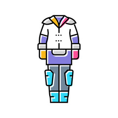 cyberpunk fashion cyberpunk color icon vector. cyberpunk fashion cyberpunk sign. isolated symbol illustration