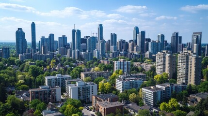 Fototapeta premium Real estate investment can contribute to community development, urban regeneration, and economic growth 