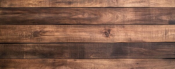 Obraz premium Rustic walnut wood with visible knots, warm tones, perfect for farmhouse-style design