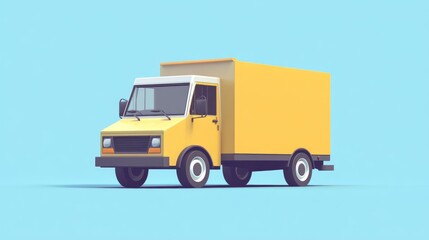 Fototapeta premium Stock distribution flat design front view delivery theme animation vivid 