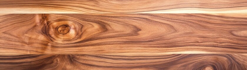 Obraz premium Walnut floor with matte finish, understated and natural look