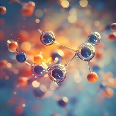 3d render of molecule