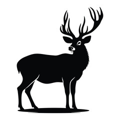 deer silhouette vector
