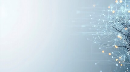 Fototapeta premium Abstract Network Connection.