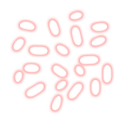 neon cartoon action space light party