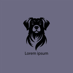 Dog vector logo illustrator
