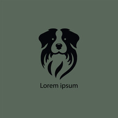 Dog vector logo illustrator
