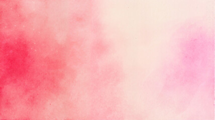 Fototapeta premium Pink and red watercolor gradient with bold textures