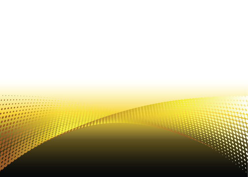 Vector abstract gold and black background