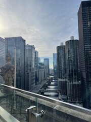 Obraz premium Chicago sky line Centrum