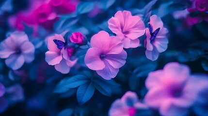 purple flowers