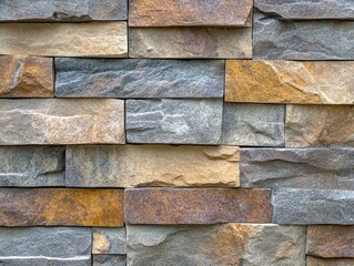 Stone Wall With Fire Hydrant