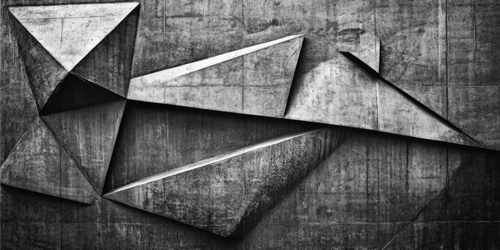 Geometric pattern in monochrome