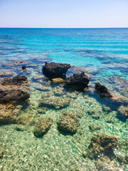 calm tropical ocean white sand beach summer vacation paradise