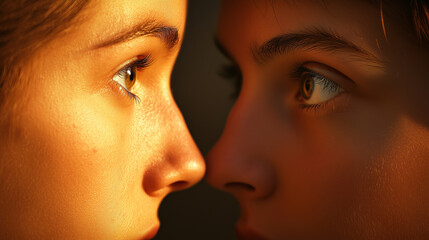 Maintain eye contact with the speaker while lightly nodding to show understanding and support, fostering a collaborative environment during discussions.