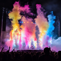 crowd of people at concert
