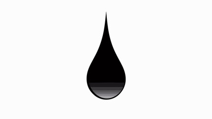 Fototapeta premium Silhouette Drop Vector Symbol Icon Design for Graphics. Explore Beautiful Waterdrop Logo Concept.